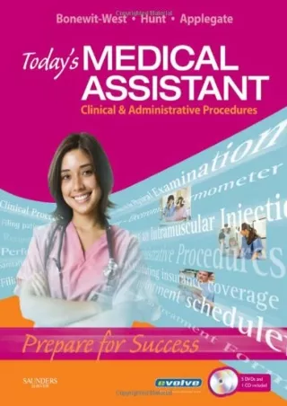EBOOK Today s Medical Assistant Clinical  Administrative Procedures