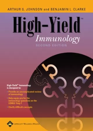 EBOOK High Yield™ Immunology High Yield Series