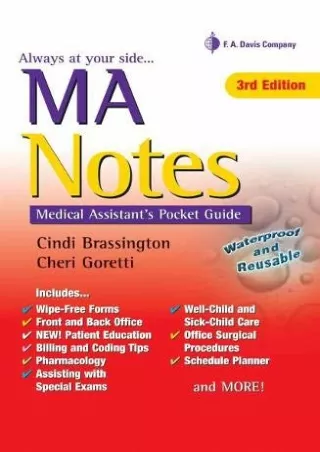 EBOOK MA Notes Medical Assistant s Pocket Guide