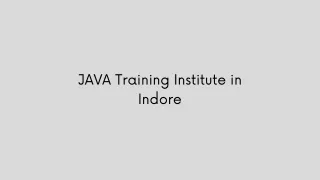 java training institute in indore