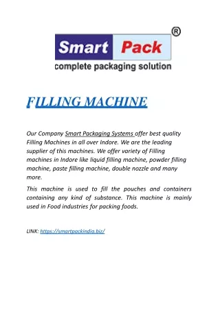 filling machine