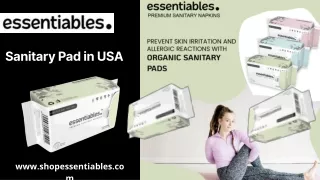Sanitary Pad in USA