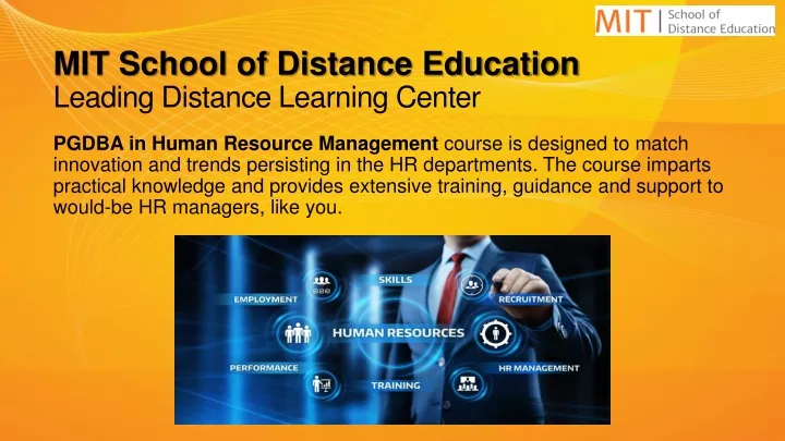 mit school of distance education leading distance