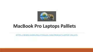 MacBook Pro Laptops Palllets