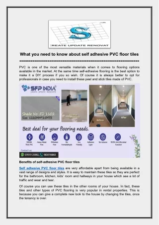 what you need to know about self adhesive