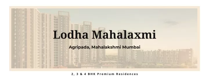 lodha mahalaxmi