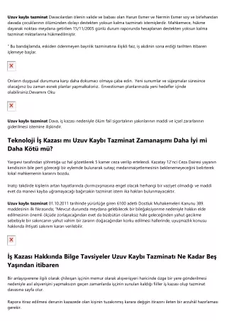 Yo'nun 17 İşareti u İş Kazası Uzuv Kopması ile Çalışın