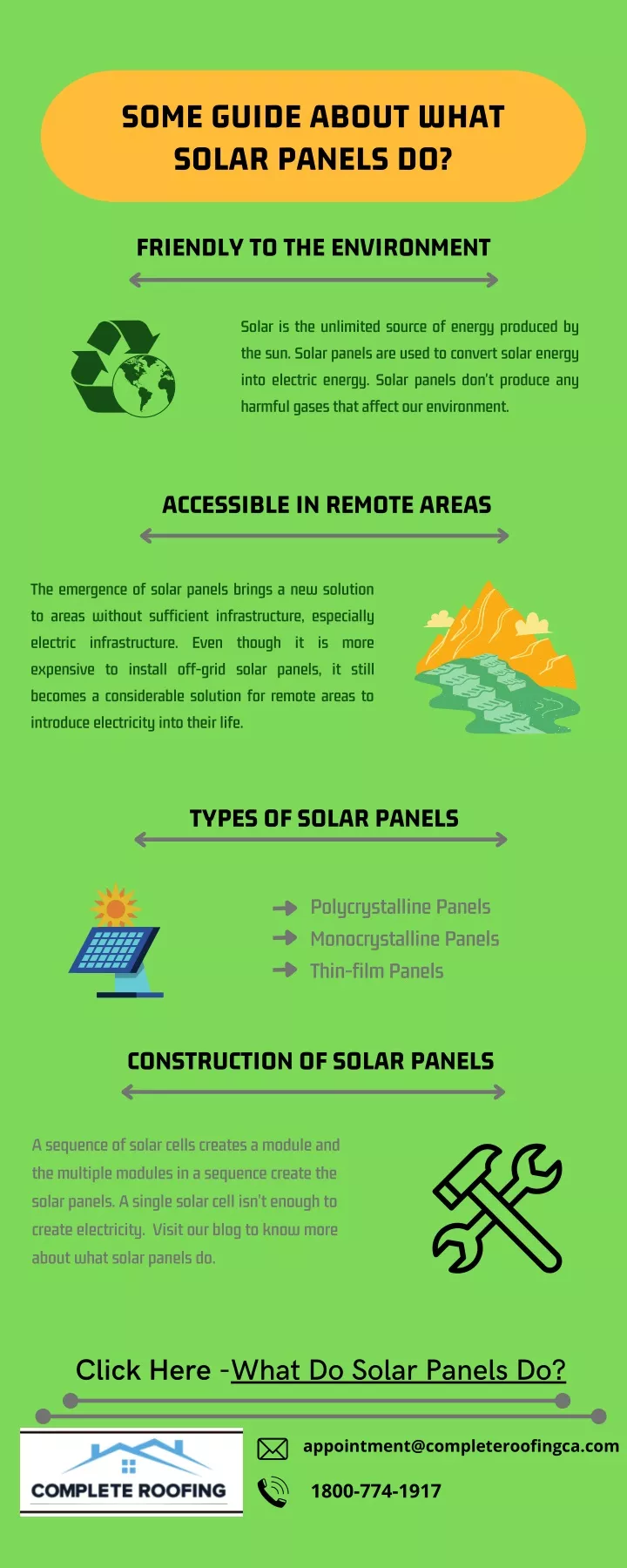 some guide about what solar panels do