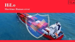 Maritime Human error