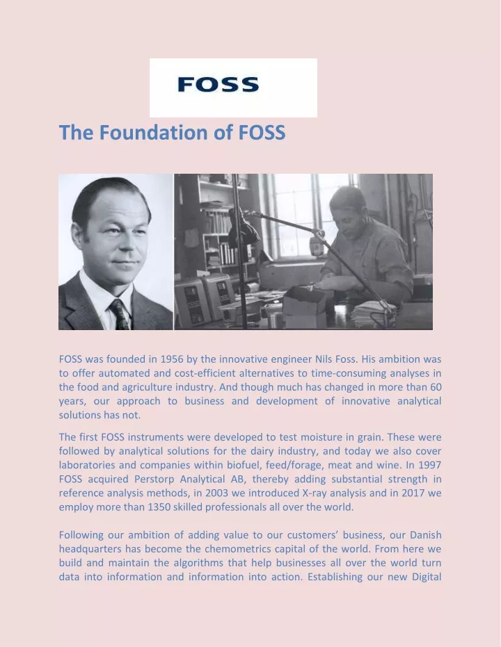 the foundation of foss