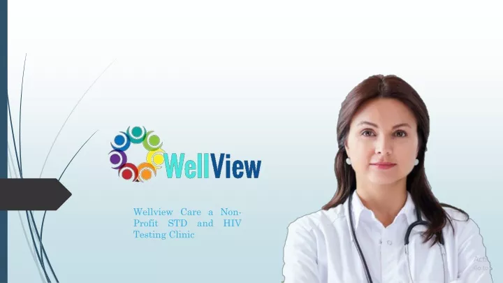 wellview care a non profit std and hiv testing clinic