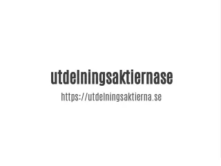 utdelningsaktiernase https utdelningsaktierna se