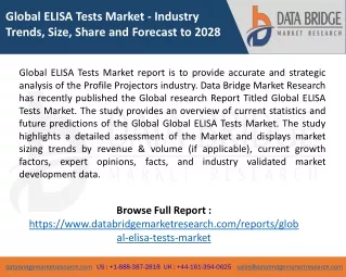 global elisa tests market industry trends size