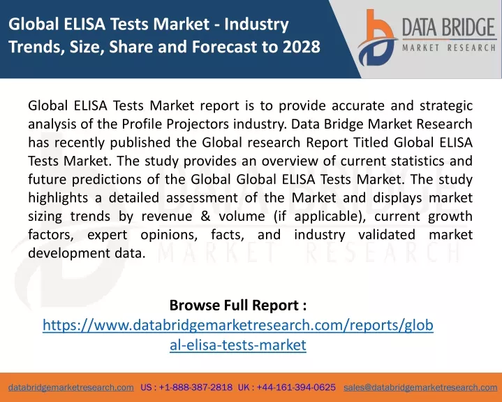 global elisa tests market industry trends size