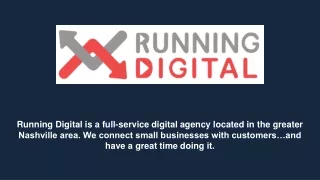 Running Digital Services - Running Digital