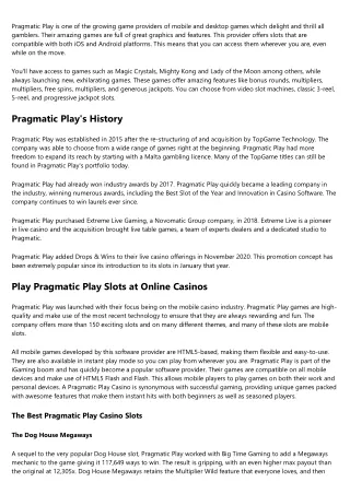 5 Bad Habits That People in the pragmatic play malaysia Industry Need to Quit