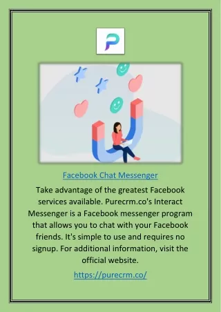 Facebook Chat Messenger | Purecrm.co