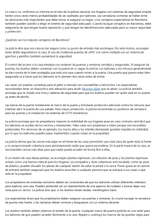 ¿Cómo puede una empresa de cerrajeria incrementar la seguridad de mi vivienda?