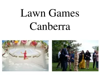 Lawn Games Canberra