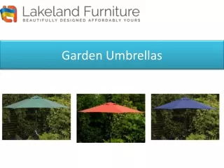 garden umbrellas