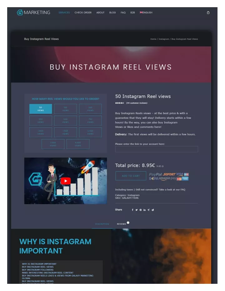 PPT - Buy Instagram Reel Views PowerPoint Presentation, free download ...
