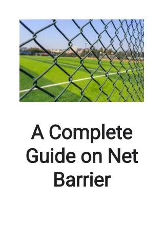 a complete a complete guide on net guide