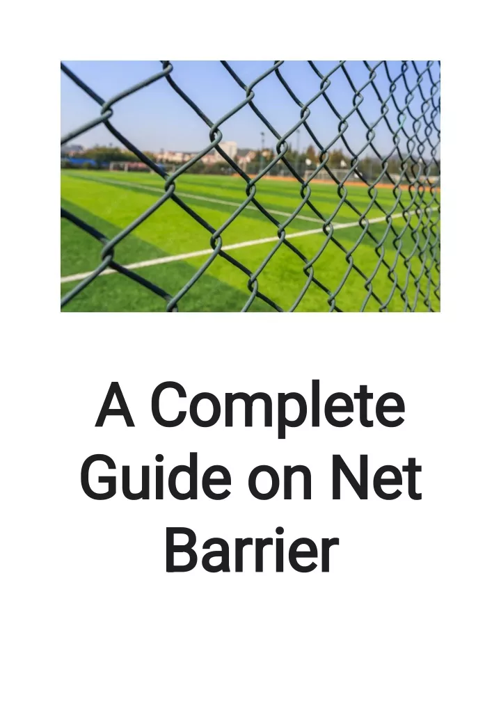 a complete a complete guide on net guide