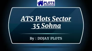 ATS Plots Sector 35 | Best Plots Gurgaon