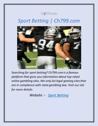 Sport Betting
