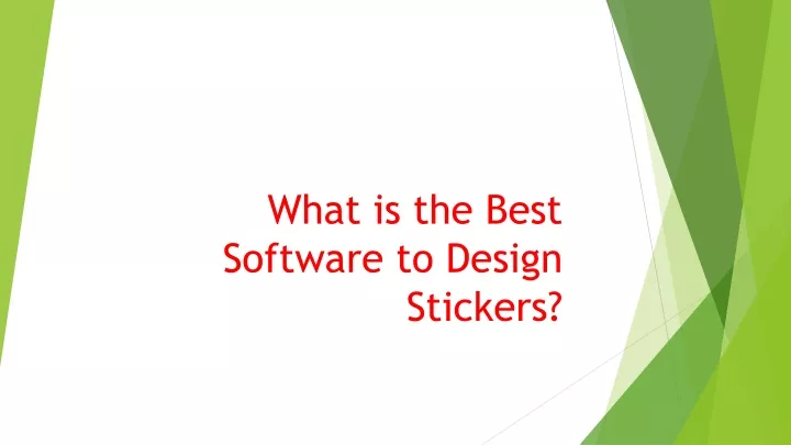 what is the best software to design stickers