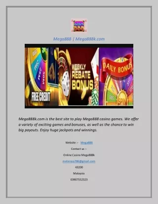mega888 mega888k com