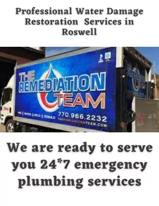 Water Damage Restoration Roswell