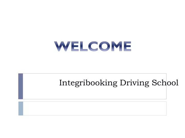 integribooking driving school