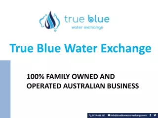 True Blue Water Exchange is the foremost water broking company New South Wales