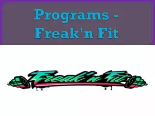 Programs - Freak'n Fit