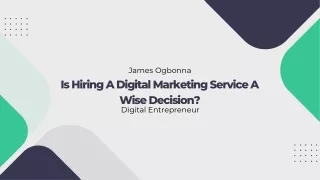Hiring a digital marketing agency is a good idea, isn't it?
