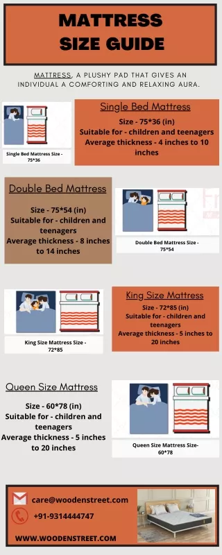 Mattress size guide