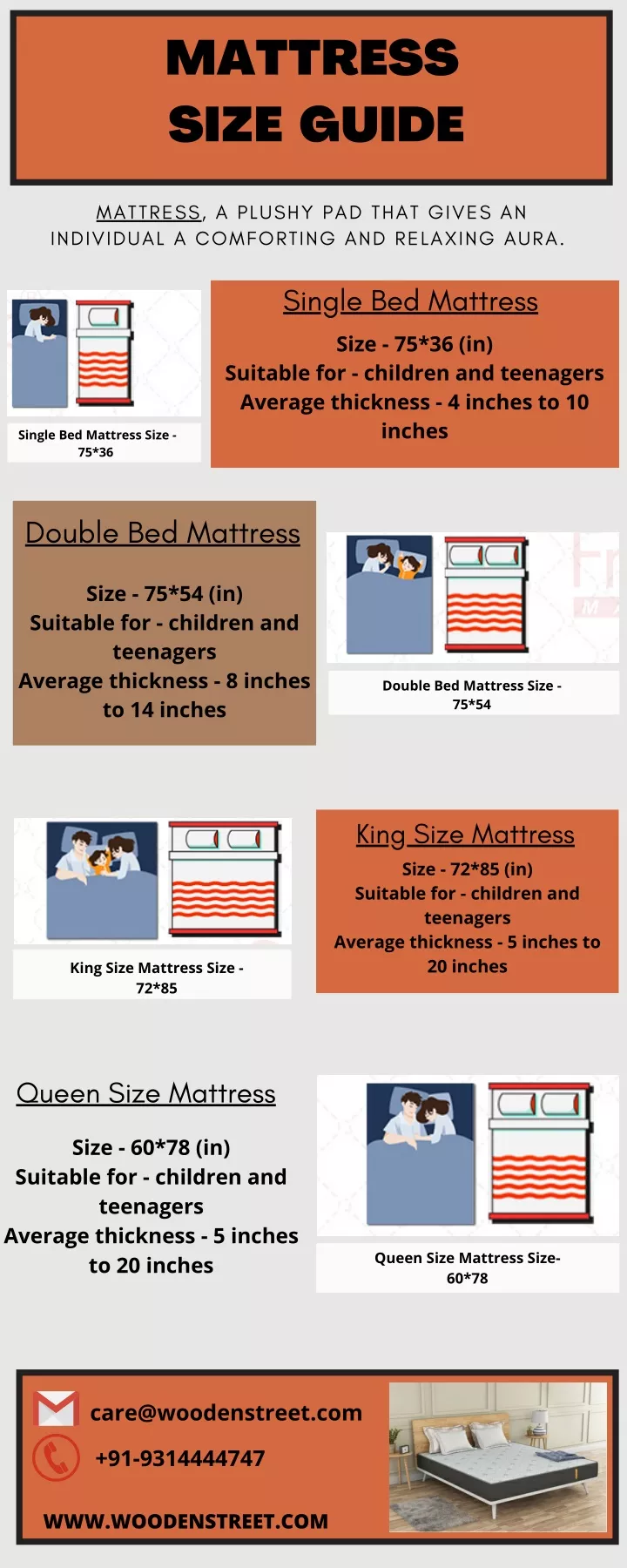 mattress size guide