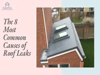 The 8 Most Common Causes of Roof Leaks