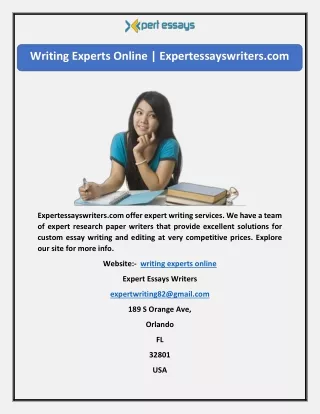 writing experts online expertessayswriters com