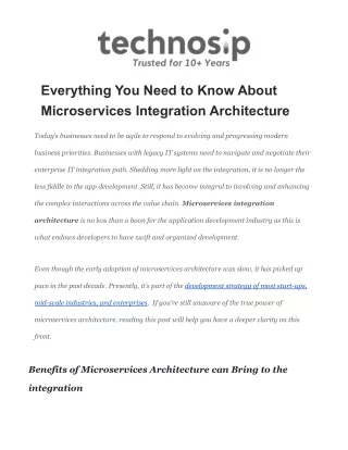 everything you need to know about microservices