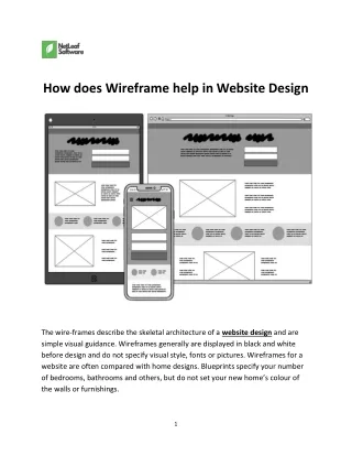 How does Wireframe help in Website Design