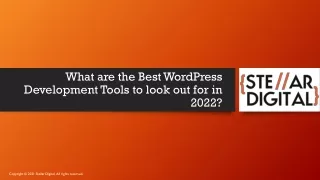 what are the best wordpress development tools to look out for in 2022