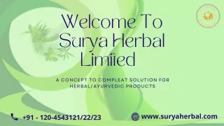 Herbal products Manufacturers