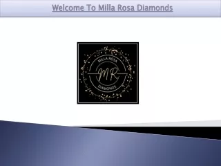 Buy Lab Grown Diamond Jewelry In South Africa | Man Made Diamond - Milla Rosa Di