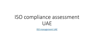 iso compliance assessment uae