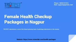 Best Female Health Checkup Packages in Nagpur