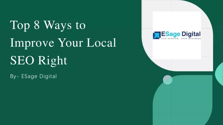 top 8 ways to improve your local seo right