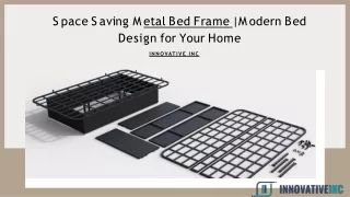 Space Saving Metal Bed Frame, Modern Bed Design for Your Home