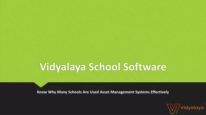 vidyalaya school software